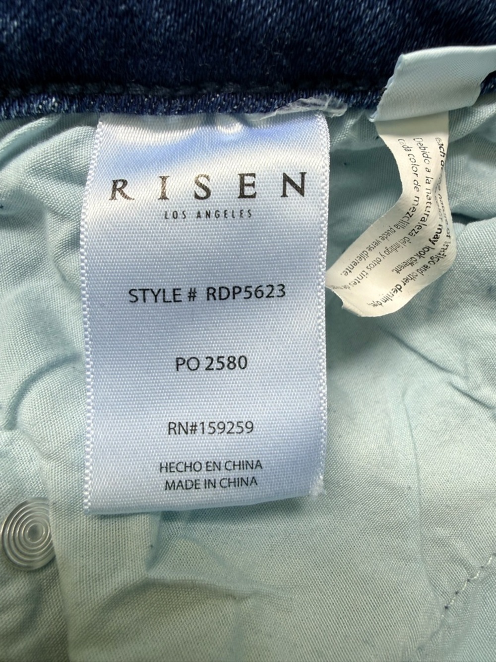 Risen straight leg jeans - Picture 6 of 8